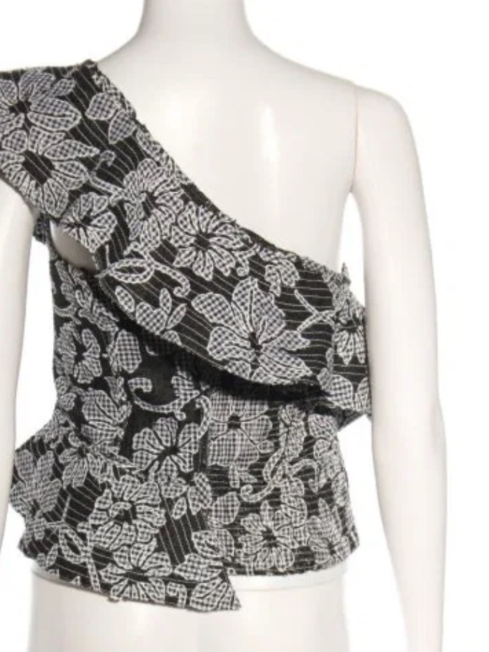 Zara Ruffled Lace Top - Picture 5 of 6